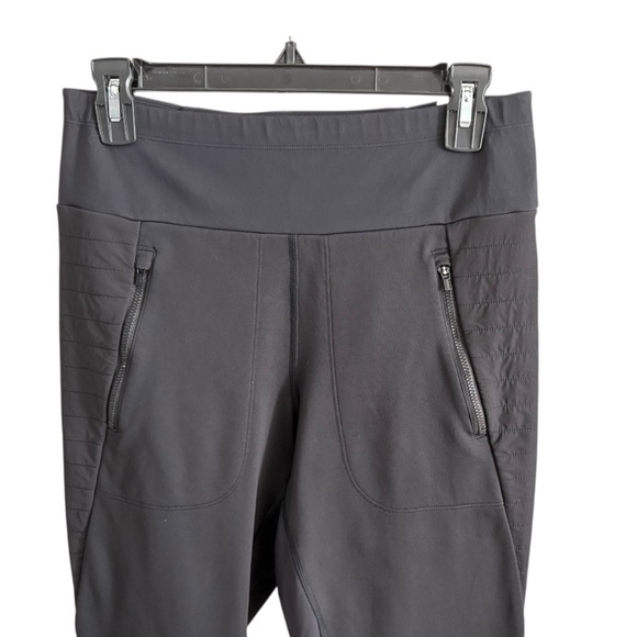 ATHLETA PEAK HYBRID‎ FLEECE TIGHT BLACK - Picture 7 of 9